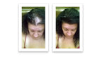 Antes y despues del uso de Caboki 30 gr — foto de resultado del propio cliente
